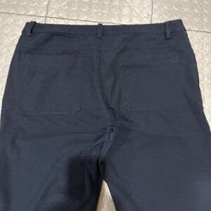 Lululemon ABC Classic 5 Pocket Pants Navy Blue 34x32 Version 1.0 Square Pockets